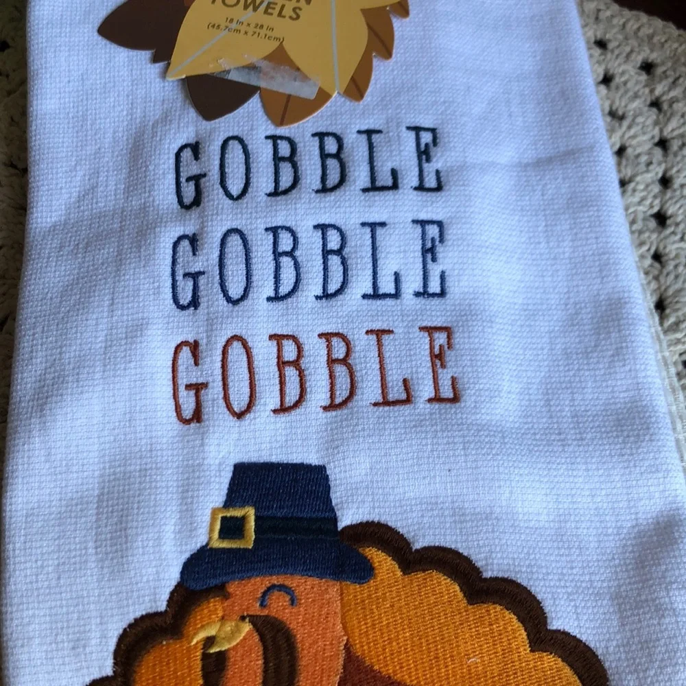Thanksgiving Turkey Kitchen Towels s/2